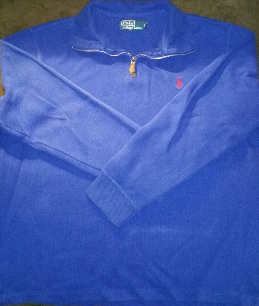 ( SOLD ) Vintage Polo by Ralph Lauren Zip Sweatshirt
